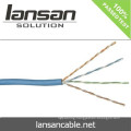 Lansan lan cable Cat5e UTP 4P*23AWG 0.58mm BC pass fluke test